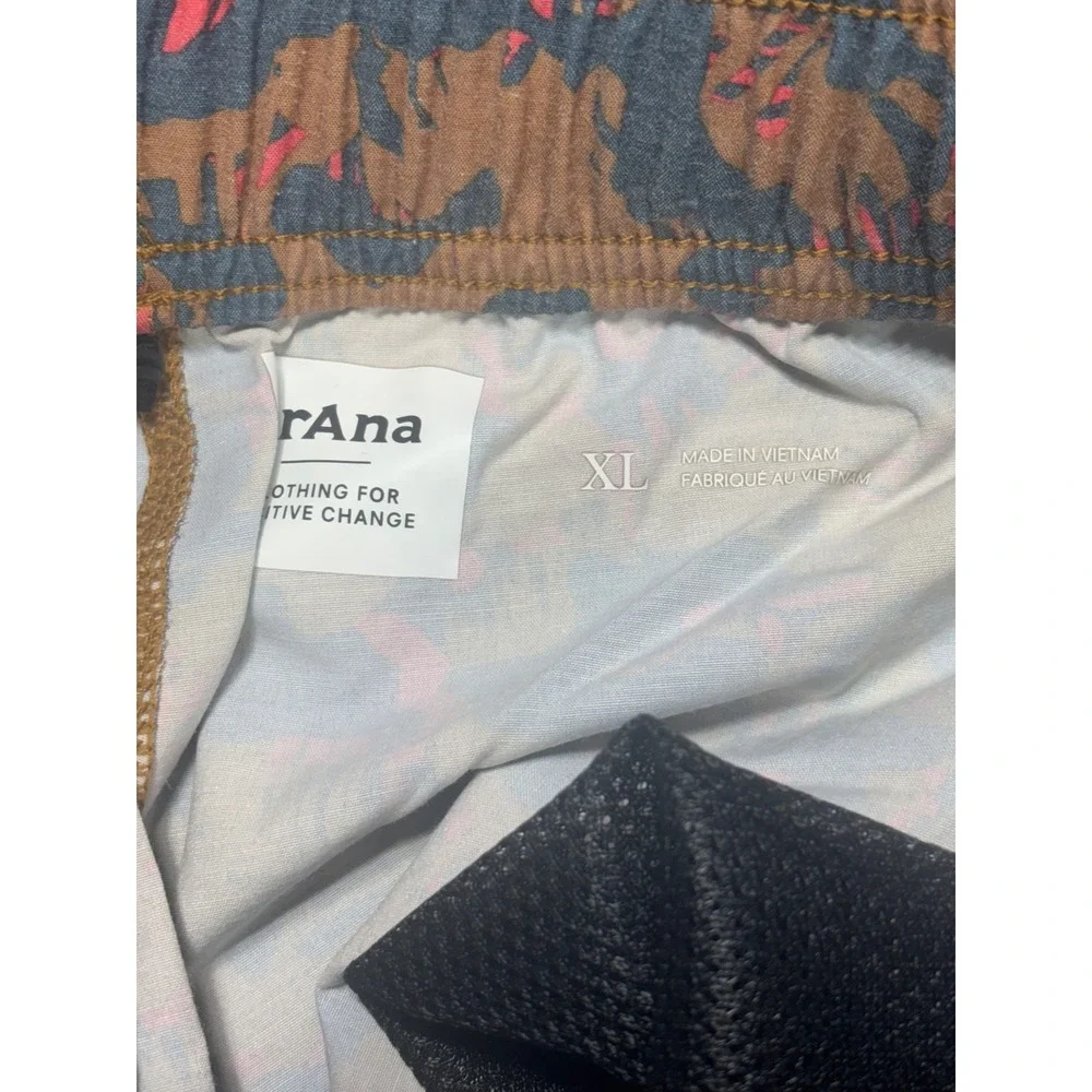 prAna Metric E-Waist Shorts‎ Water Friendly Stretch Camo Print XL MSRP $69